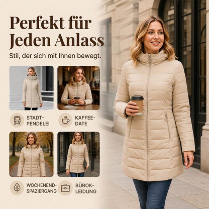 👑 Über 80.000 Käufer haben bereits zugeschlagen! Damen-Wintermantel mit Kapuze und Isolierung
