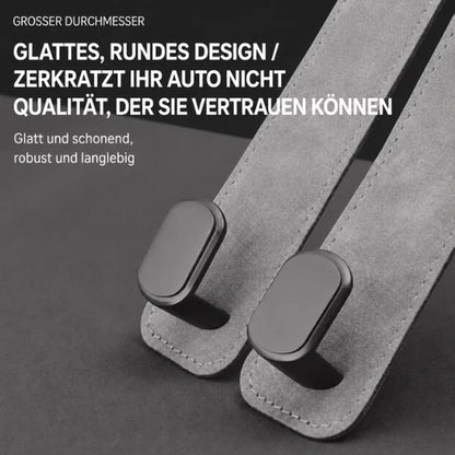 Doppelhaken für Auto-Kopfstützen aus Kunstwildleder – Produktansicht 4